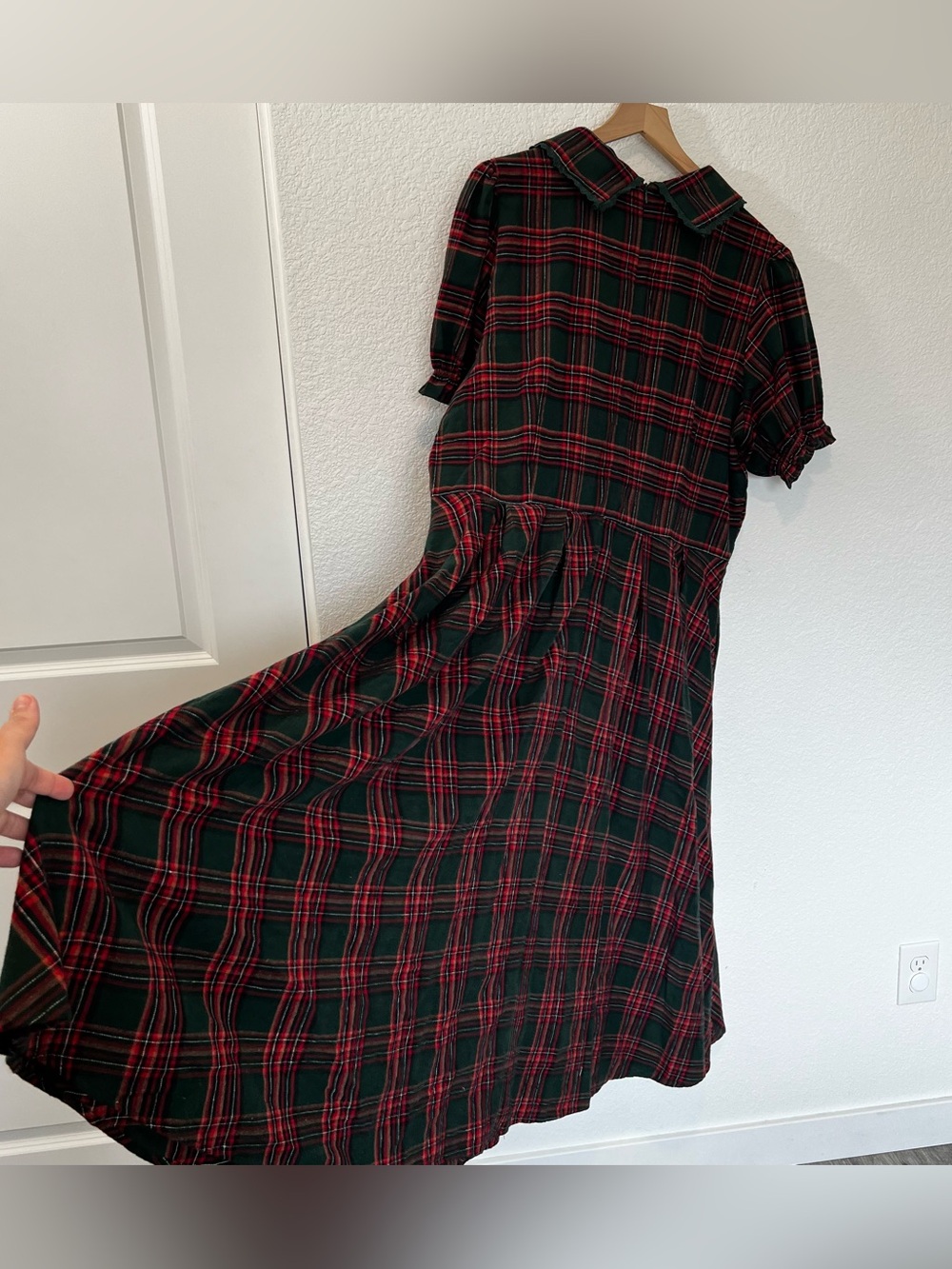 Ivy City Co Sophia Dress in Evergreen Plaid- Size 20W - Picture 10 of 15